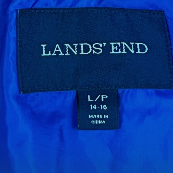 Lands End Women's Quilted Paisley Print Jacket Primaloft Insulated Sz L (14-16) - Picture 5 of 16